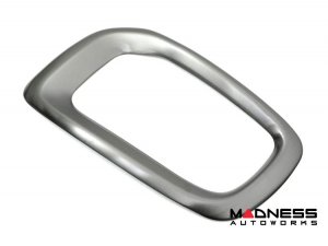 Jeep Renegade Front Fog Light Trim - Dark Brushed Stainless Steel (2015-2018)